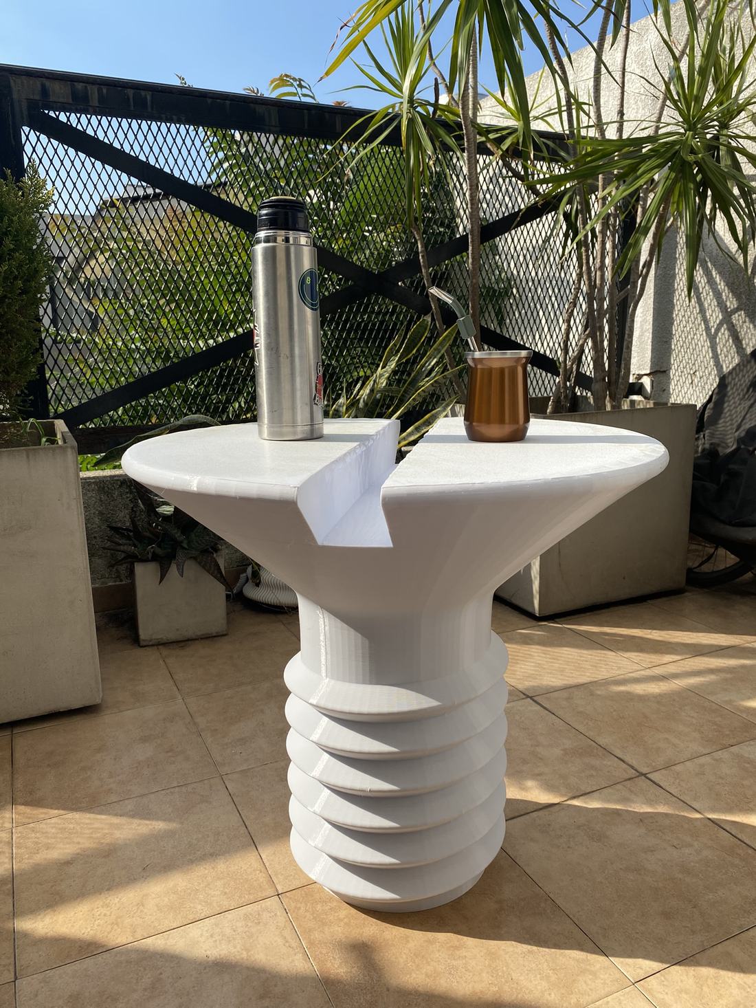 Mesa de diseño impresa en 3D